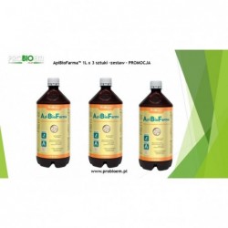 ZESTAW ApiBioFarma 1 litr 3 sztuki PROMOCJA