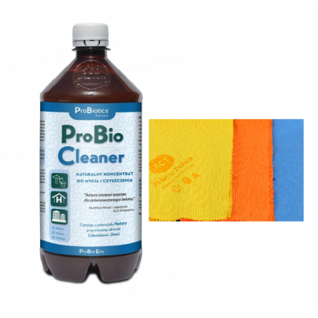 ProBio Cleaner lawendowy  950ml + Czyścik ACT do szyb 40 x 50 cm